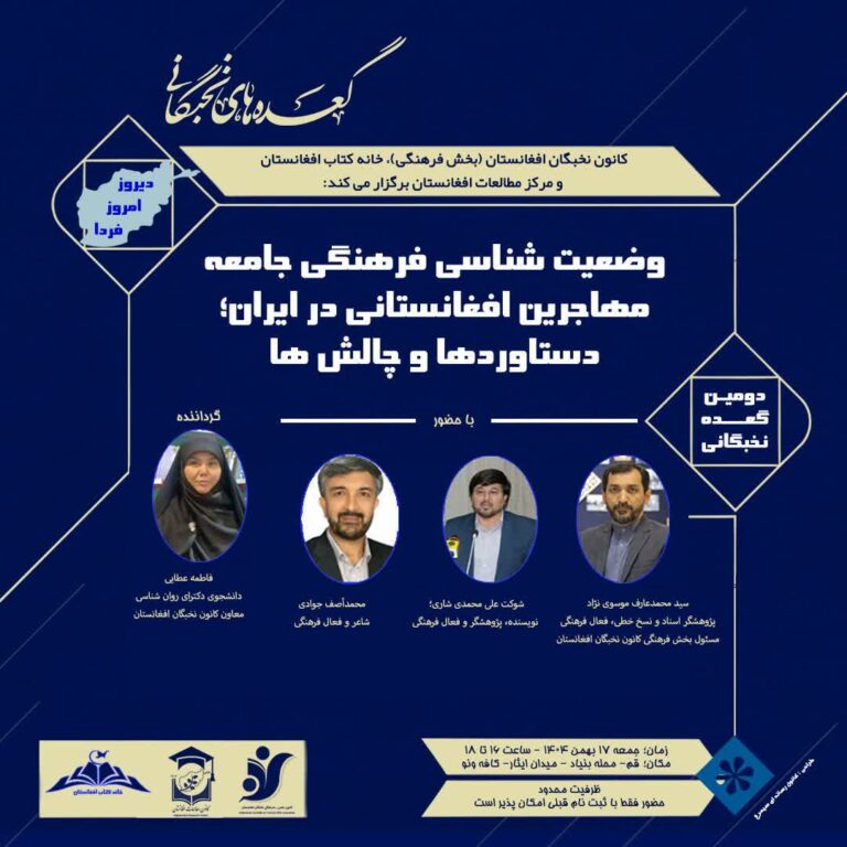وضعیت شناسی فرهنگی جامعه مهاجرین افغانستانی در ایران؛ دستاوردها و چالش ها